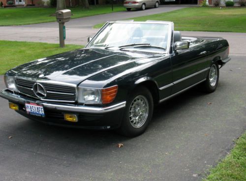 1984 mercedes benz 500sl convertible amg european model