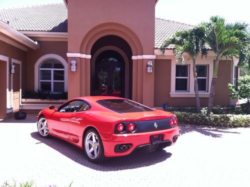 2000 modena red coupe tan interior 12,615 miles perfect condition