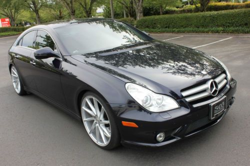 2011 Mercedes CLS550 Capri Blue Metallic / Gray Leather, US $48,500.00, image 3