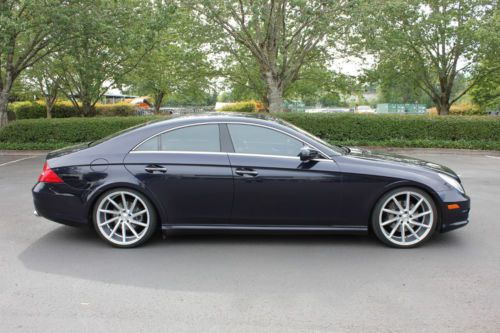 2011 Mercedes CLS550 Capri Blue Metallic / Gray Leather, US $48,500.00, image 4