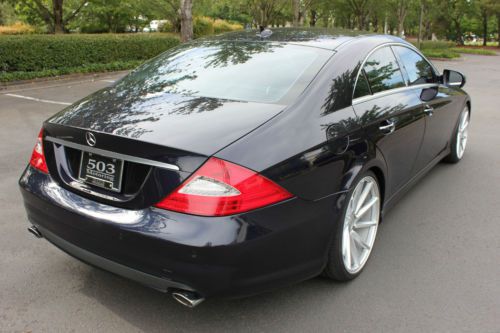 2011 Mercedes CLS550 Capri Blue Metallic / Gray Leather, US $48,500.00, image 5