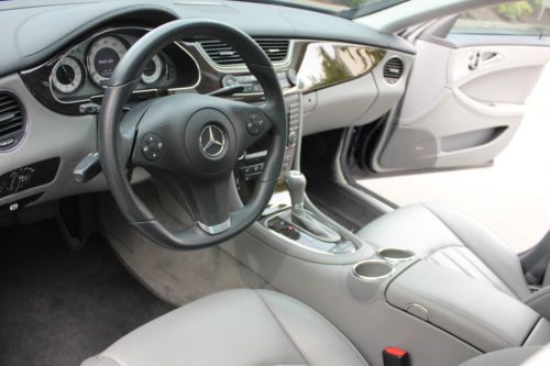 2011 Mercedes CLS550 Capri Blue Metallic / Gray Leather, US $48,500.00, image 11