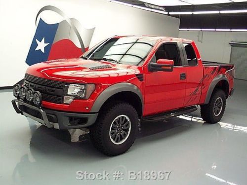 2010 ford f-150 svt raptor supercab 4x4 sunroof nav 55k texas direct auto