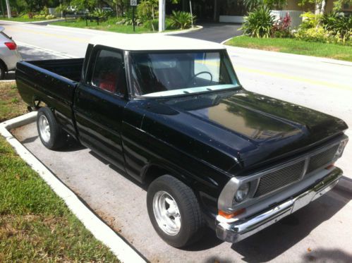 1970 ford f100 custom- mach i muscle truck-*all gas -no monkey * frame off resto