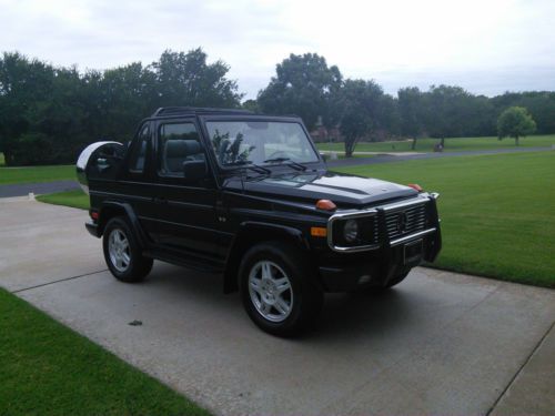 2000 mercedes-benz g500 cabriolet v8 - rare 4x4 off-roader!