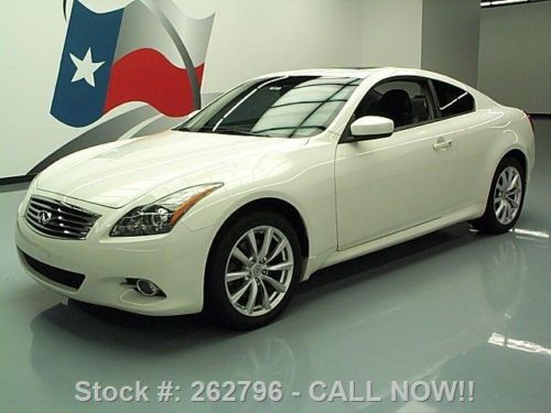 2011 infiniti g37x coupe awd premium sunroof nav 26k mi texas direct auto