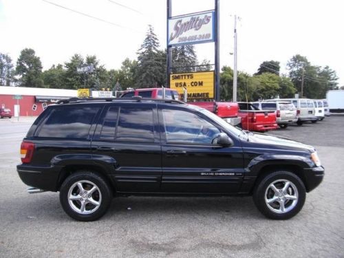 2002 jeep grand cherokee limited 4wd suv v8 leather sunroof tow package chromes!