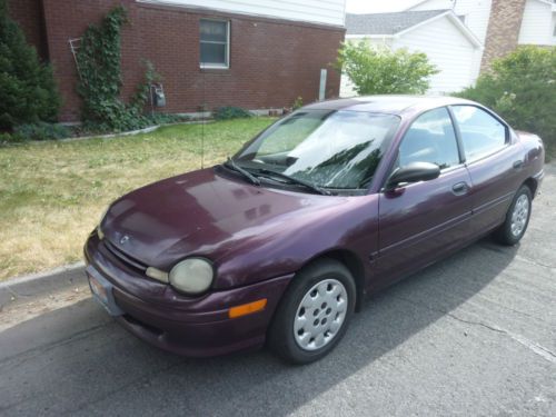 1999 dodge neon se sedan 4-door 2.0l