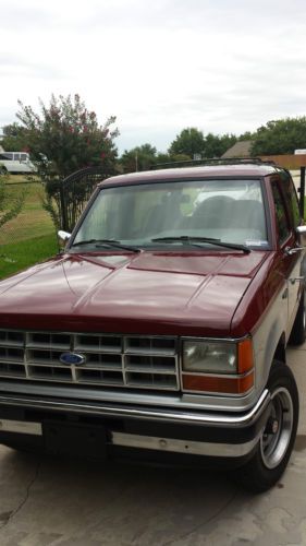 1989 ford bronco ii xlt plus sport utility 2-door 2.9l