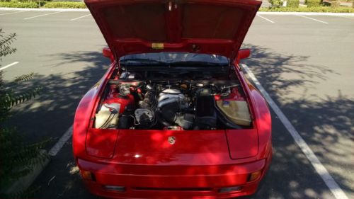 944 early 1985, new red paint, great condition, 2 door coupe. rebuild car.