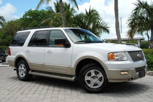 2005 ford expedition eddie bauer 4wd 4x4 automatic v8 5.4 sunroof 3rd row dvd
