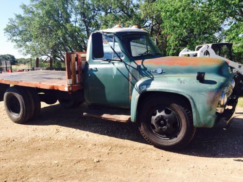 1955 ford f600 truck with hydraulic dump bed with ac and heating