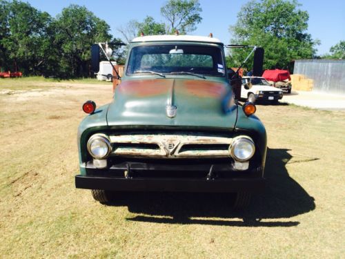 Purchase used 1955 Ford F600 Truck with hydraulic dump bed ... 1955 ford horn wiring 