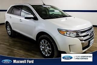 13 ford edge limited 1 owner clean carfax, comfortable leather seats, we finance