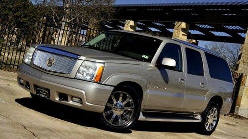 2004 caddilac escalade navigation awd tow package 3rd seats rear heated seats