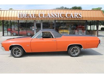 1972 chevrolet el camino low mileage