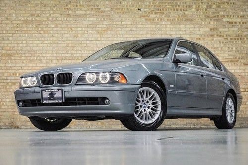 2003 bmw 530i sedan! premium pkg! cold weather pkg! xenons! clean!