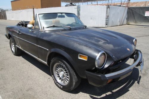 1977 fiat spyder 124 roadmaster convertible manual 4 cylinder  no reserve