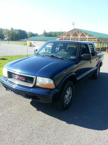 2004 gmc sonoma sls crew cab pickup 4-door 4.3l