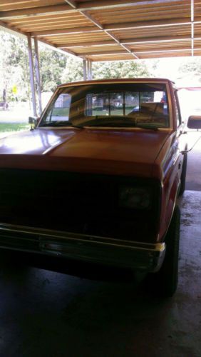 Red 1984 ford ranger pick up 4 cylinder engine
