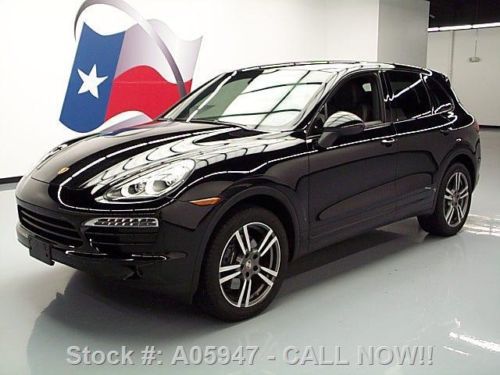 2012 porsche cayenne awd tiptronic htd leather 20&#039;s 52k texas direct auto