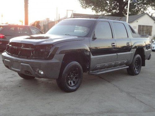 2002 chevrolet avalanche theft recovery vehicle 4wd! 4wd! will not last!!!