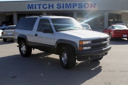 1997 chevrolet tahoe blazer 4x4 sport 2-dr  perfect florida carfax  great suv!