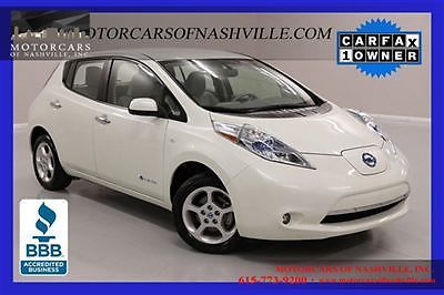 4dr hatchback sl &#039;12 leaf sl 100% electric car navigation back-up *carfax certif