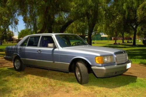 Mercedes benz 500sel 1984  luxury sedan leather seats