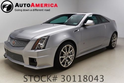 2012 cadillac cts-v coupe 8k low miles nav rearcam sunroof vent seats one owner