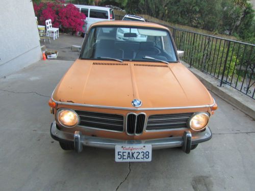 1972 BMW 2002 Base Sedan 2-Door 2.0L Colorado Orange w/ Sunroof Nice Driver, image 23