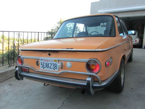 1972 BMW 2002 Base Sedan 2-Door 2.0L Colorado Orange w/ Sunroof Nice Driver, image 24