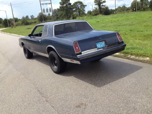 1984 chevrolet monte carlo (w/ 1976 350 cu. in. engine)