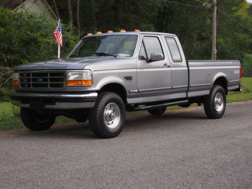 95 ford f-250 xlt x-cab 2dr 7.3l 5spd 4x4 only 94k miles 2 owners*five new tires