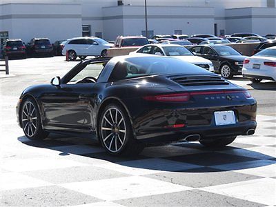 2dr targa 4 coupe manual gasoline 3.4l flat 6 cyl jet black metallic