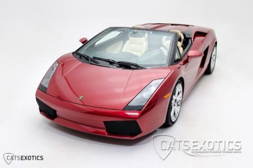 Rare gallardo spyder low miles 4wd carbon fiber interior larini exhaust