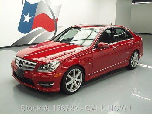 2012 mercedes-benz c250 sport turbo sunroof nav 16k texas direct auto