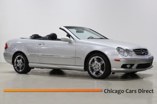 04 clk500 cabriolet v8 navigation xenon heated seats 6cd clean