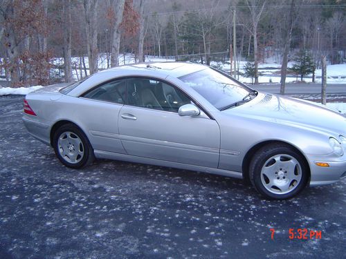 2002 mercedes-benz cl600 base coupe 2-door 5.8l. very clean. 1 owner. no reserve