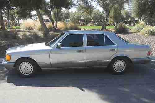 1990 MERCEDES BENZ 300SE LUXURY SEDAN ANTHRACITE GRAY LEATHER SUNROOF NO RESERVE, US $3,500.00, image 2