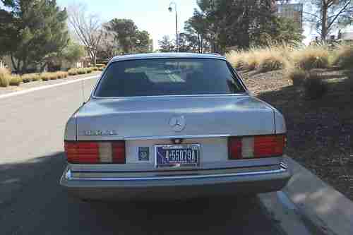 1990 MERCEDES BENZ 300SE LUXURY SEDAN ANTHRACITE GRAY LEATHER SUNROOF NO RESERVE, US $3,500.00, image 4