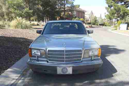 1990 MERCEDES BENZ 300SE LUXURY SEDAN ANTHRACITE GRAY LEATHER SUNROOF NO RESERVE, US $3,500.00, image 8