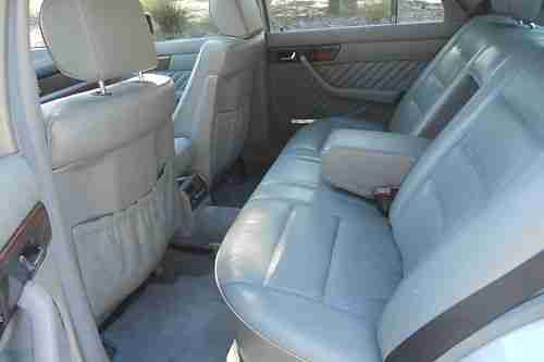 1990 MERCEDES BENZ 300SE LUXURY SEDAN ANTHRACITE GRAY LEATHER SUNROOF NO RESERVE, US $3,500.00, image 16