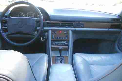1990 MERCEDES BENZ 300SE LUXURY SEDAN ANTHRACITE GRAY LEATHER SUNROOF NO RESERVE, US $3,500.00, image 17