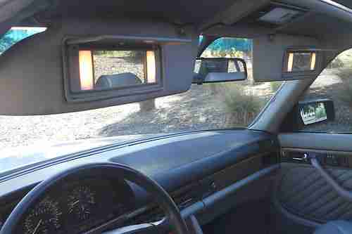 1990 MERCEDES BENZ 300SE LUXURY SEDAN ANTHRACITE GRAY LEATHER SUNROOF NO RESERVE, US $3,500.00, image 21