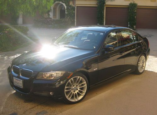 2011 bmw 335d sedan - 18k miles, sport pkg, black/black leather