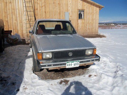 1981 volkswagon diesel rabbit pickup