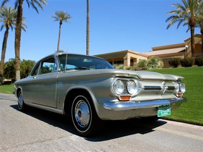 1962 chevrolet corvair monza 900 factory 4 speed sport coupe selling no reserve!