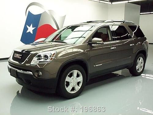 2008 gmc acadia slt-2 awd dual sunroof nav rear cam dvd texas direct auto