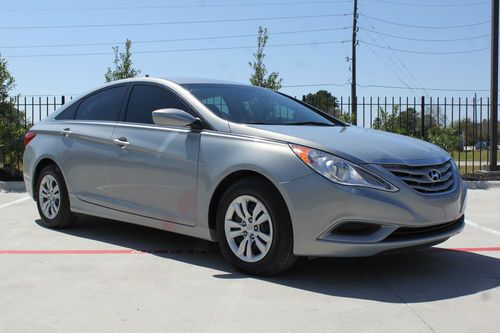 2012 hyundai sonata gls sedan 4-door 2.4l automatic silver factory warranty tx